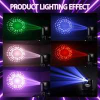 BAIQI Projecteur de scène mobile à faisceau populaire Mini 380W avec bande LED, contrôle DMX512, IP33, Ra90, pour DJ et clubs