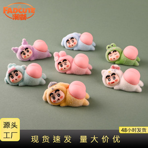 Adorables Adornos <span class=keywords><strong>de</strong></span> Resina <span class=keywords><strong>de</strong></span> Animales para Escritorio, Juguetes Terapéuticos Musicales, Pequeño Par <span class=keywords><strong>de</strong></span> Figuras Sorpresa (Blind Box) - Product Image 4