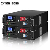 Baterai LiFePO4 EU STOCK DATOU BOSS 51.2V 100Ah untuk Penyimpanan Energi Rumah, Rak Server, Koneksi Hybrid Grid, 5kWh Solar Split