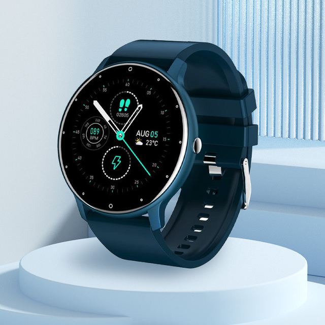 ZL02 ZL02D Round Smart Watch Heart Rate Blood Pressure Sleep Monitoring Smart Bracelet Waterproof Men Reloj Smart Sports Watch