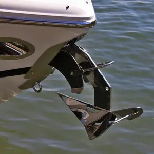 Ancre de bateau Delta en acier inoxydable 316 poli miroir Sunstar, moulage par investissement, pour rénovation/mise à niveau de yacht - Product Image 3