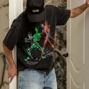 เสื้อยืดวินเทจสำหรับผู้ชายเสื้อยืดพิมพ์ลายสกรีนที่กำหนดเอง - Product Image 5