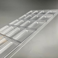 Plateau alvéolé en plastique PET transparent jetable pour 20 puces graphiques CPU/GPU d'ordinateurs portables et d'électronique grand public - Vente en gros