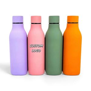 Promotional Drinkware Luxury Wholesale Customized Logo Color Eco-Friendly Vacuum Insulated Stainless Steel Water <b>Bottle</b> With Lid - Product Image 1
