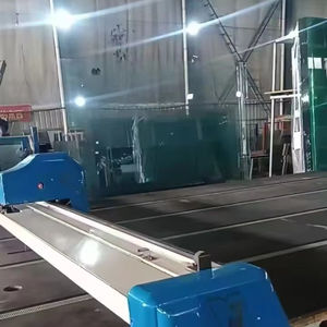 Machine de gravure sur verre verticale reconditionnée/d'occasion, routeur CNC, moteur à engrenages 380V/220V, épaisseur 8mm, garantie 5 ans+, économisez 70% des coûts - Product Image 1