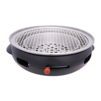 Pinnovo commercial extérieur coréen table de table en fonte barbecue grils à charbon barbecue poêle pour restaurant portable camping grill