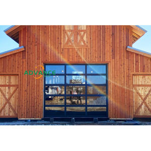 Puerta de garaje de vidrio Moderno Motor De Puerta Garaje <span class=keywords><strong>Abatible</strong></span> Wifi 9x7 Puerta de garaje de vidrio automática - Product Image 4