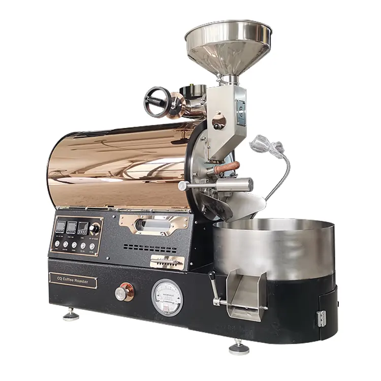 Käufer heiße Auswahl neue plc Gas/elektrische Kaffee röst maschine 1kg 2kg Kaffeeröster