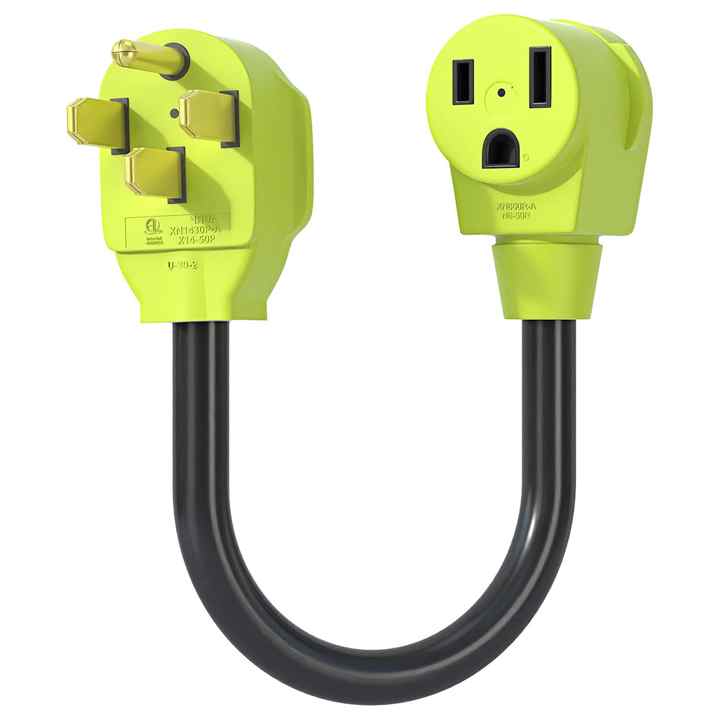 Welder Plug Adapter,NEMA 14-50P to NEMA 6-50R,4 Prong to 3 Ponng 50 Amp