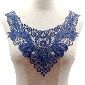 Cuello de encaje bordado soluble en agua para mujer, cuello falso calado para accesorios de ropa, venta al por mayor - Product Image 6