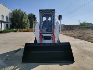 Tốt mới Trung Quốc xách tay mini trượt chỉ đạo kết thúc trước Kính thiên văn 3 tấn 5 tấn nhỏ backhoe di động loader Crawler mini loader - Product Image 2