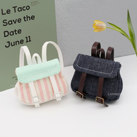 Sac à dos de poupée pour tenue Coordination Accessoires de jouets Mini sacs à dos unisexes Sac pour labubu