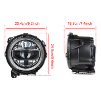 Phare LED JL OEM pour Jeep Wrangler JL 2018 2019 2020 9 pouces Phare Faisceau haut-bas DRL Clignotants