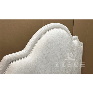 Base de Cama de Alta Gama Personalizable OEM, Mueble Blanco, Base de Cama de Cuero Blanco, Cama King Size UP-004, Muebles de Dormitorio UP-00 - Product Image 5