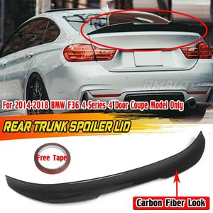 สปอยเลอร์หลังรถยนต์ F36 สำหรับ BMW F36 ซีรีส์ 4 รุ่น 4 ประตู Gran Coupe ปี 2014-2018 แบบ PSM สปอยเลอร์หลังทรงปีกสำหรับฝากระโปรงท้าย - Product Image 1