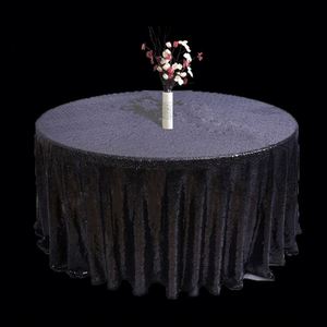 Red Gold Color Sequin <b>Tablecloth</b> Banquet <b>Round</b> for Weddings Wedding Chairs and Tables Cover Plastic Roll - Product Image 3