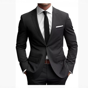 Blazer <span class=keywords><strong>de</strong></span> Hombre <span class=keywords><strong>de</strong></span> Alta Gama, <span class=keywords><strong>Color</strong></span> Sólido, Estilo Casual y <span class=keywords><strong>de</strong></span> Negocios, <span class=keywords><strong>para</strong></span> Novios y Bodas, Chaqueta <span class=keywords><strong>de</strong></span> Traje - Product Image 4