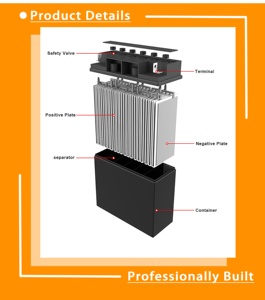 Batería de plomo de la batería de KOASA 12V80AH UPS de las aplicaciones múltiples para encenderse - Product Image 4