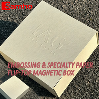[Seulement personnalisé] BAS quantité minimale de commande papier de spécialité personnalisé pliant Flip-top Box Carton magnétique Boîte-cadeau en carton rigide de luxe en forme de livre