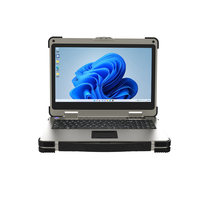Workstation Laptop Industri Portabel Tahan Banting, Intel I9-13900H, Memori 8GB