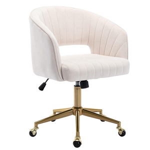 Mobili da soggiorno moderni europei sedia da ufficio per la casa sedia da <span class=keywords><strong>scrivania</strong></span> girevole in velluto <span class=keywords><strong>poltrona</strong></span> con accento sedie imbottite - Product Image 4