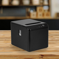 T80 80mm Mini POS dapur mesin kasir pembayaran USB langsung pencetak tanda terima termal pemotong otomatis 203dpi ESC LAN/WiFi kertas termal