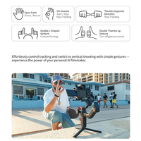 Stabilisateur FeiyuTech SCORP Mini 3 Pro avec suivi IA 4.0, poignée amovible, pour smartphones et appareils photo sans miroir