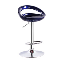Tabouret de bar rond moderne en plastique Abs, comptoir de caisse d'hôtel