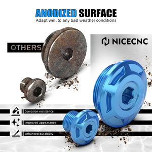 Tapones de Inspección de Distribución de Motor de Aluminio NICECNC para Suzuki DR650S DR650SE 1996-2025 <span class=keywords><strong>DR</strong></span> <span class=keywords><strong>650</strong></span> SE S 650S 650SE - Product Image 4