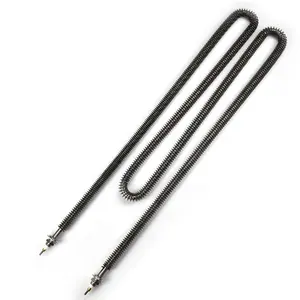 Laiyuan 2kw 3kw 4kw 5kw U W I Shape Electric Stainless Steel Spiral Air Finned Tubular Heater Heating Element