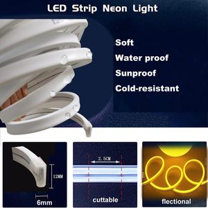 6*13mm RGBW LED Neon Strip <b>Light</b> Silicone IP65 Remote/App/USB/Wi-Fi Control Flexible Sound Sync High CRI 95 3-Year Warranty - Product Image 3
