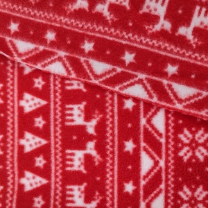 Perro de Navidad personalizado impreso 180gsm de doble cara Micro Polar tela 100% poliéster antiestático para <span class=keywords><strong>forro</strong></span> exterior - Product Image 5