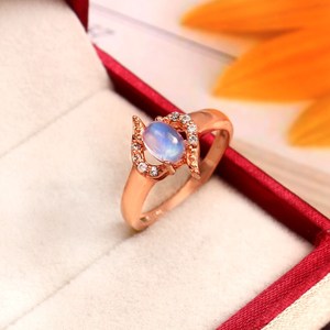 Natural Moonstone Engagement Primrose Women <b>Ring</b> <b>Silver</b> Anniversary Gifts Gifts for Women Bulk Product - Product Image 1