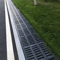 Caniveau de drainage en plastique renforcé de fibres de verre (FRP) pour les travaux municipaux, les sites commerciaux et industriels