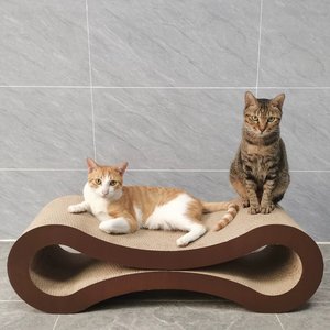 Pour <span class=keywords><strong>Amazon</strong></span> chat en forme de 8 planche à gratter moderne Durable chat nid Chaise Longue beau Internet célébrité arbre à chat - Product Image 3