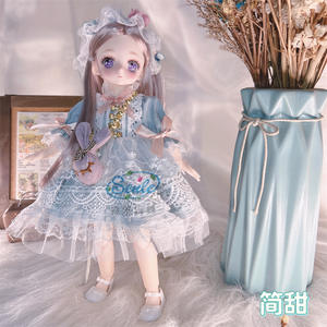 Nuevo vestido de muñeca de 30 cm (12 pulgadas) con ojos de <span class=keywords><strong>dibujos</strong></span> animados, regalo de cumpleaños para niñas, juguete de princesa para el hogar. - Product Image 3