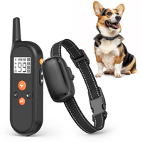 CE RoHS Zertifiziertes 300 Meter Reichweite Wiederaufladbares Schock-Fernbedienungs-Elektrisches Hundetrainingshalsband