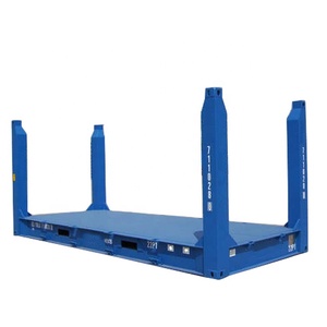 20ft cố định góc bài flatrack 20 phẳng giá vận chuyển <span class=keywords><strong>container</strong></span> cho hàng khô lưu trữ và giao hàng - Product Image 2