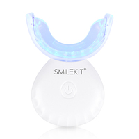 Smilekit Draagbare Waterdichte Draadloze Witte Tanden Whitening 16/24/32 Led Koud Licht Tanden Whitening Lamp Licht