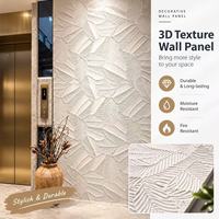 Panneau mural en pierre souple, feuille de bananier, gaufrage 3D, résistant aux intempéries, pour façade extérieure de bâtiment et revêtement de façade
