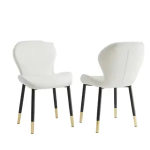 Modern Furniture Hot Selling PU Dining Chair Dining Chair Luxury Nordic Indoor Dinning Leather Velvet Modern Dining Chair