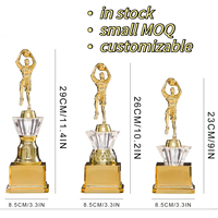Trophées de basket-ball MVP en plastique personnalisés T27 pour la vente en gros