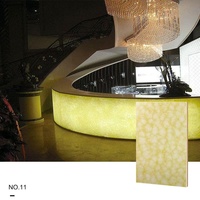 Panneau de diffusion de lumière en acrylique translucide imitation jade pour projet de boîte à lampe de luxe