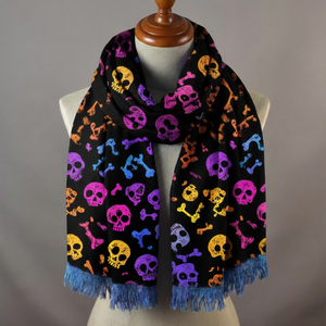 Écharpes hijab imprimées UV, châles ethniques, bandanas, foulards, pashmina, écharpe longue double face, franges - Product Image 1