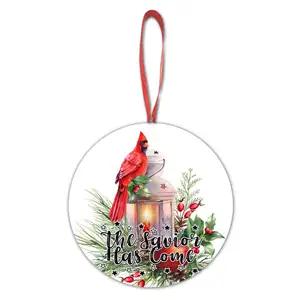 Supplier home party Christmas tree decoration Christmas light tree popular size light up round cardinal canvas prints