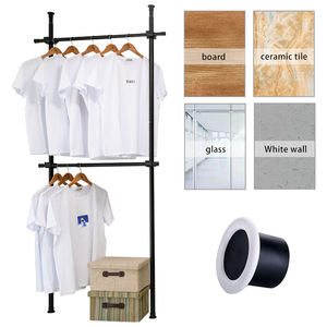 Armoire mobile de grande taille de haute qualité, <span class=keywords><strong>amovible</strong></span>, sur mesure, rail à vêtements extensible pour la maison, gain de place, salon, armoire portable - Product Image 3