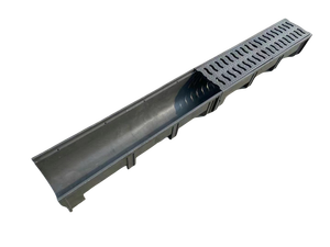 Caniveau de drainage linéaire BMC EN1433, canal de drainage composite robuste avec grille en plastique <span class=keywords><strong>pour</strong></span> cour logistique - Product Image 2