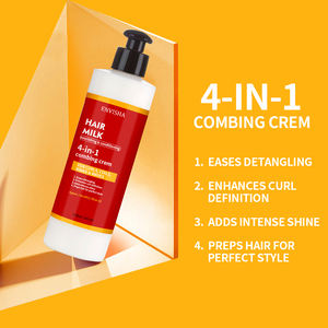 Huile à base de plantes 4 en 1 peignage des <span class=keywords><strong>cheveux</strong></span> <span class=keywords><strong>bouclés</strong></span>, après-shampoing sans rinçage, détend les <span class=keywords><strong>cheveux</strong></span>, <span class=keywords><strong>lait</strong></span> adoucissant, crème pour <span class=keywords><strong>cheveux</strong></span> africains - Product Image 4