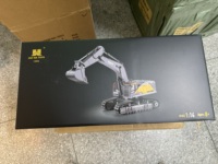 Excavadora RC Huina 1592, 2.4G, 1:14, Camiones RC Grandes, Excavadora de Simulación, Modelo de Vehículo de 22 Canales, Juguetes de Pasatiempo para Niños