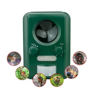 جهاز طارد للحيوانات يعمل بالطاقة الشمسية للكلاب والطيور والجرذان والفئران والقطط والآفات الأخرى القوارض في الهواء الطلق - Product Image 1